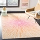 preview thumbnail 26 of 90, SAFAVIEH Evoke Juli Abstract Boho Burst Rug 3' x 5' - Fuchsia/Cream