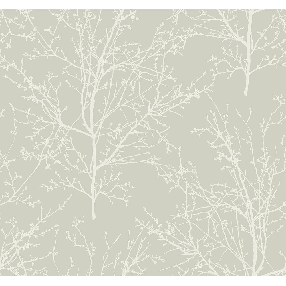 Seabrook Designs Piety Winter Branches Unpasted Wallpaper
