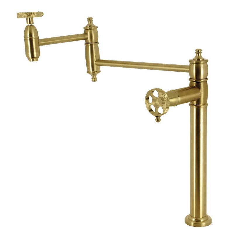 Kingston Brass KS370.RKX Webb 3 GPM Single Hole Pot Filler