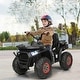 preview thumbnail 14 of 30, 12V Kids Electric 4-Wheeler ATV with 2 Speeds and LED Lights - 44.5" x 27" x 30" (L x W x H) Black