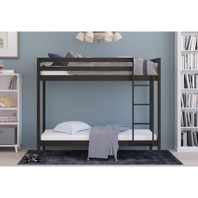 Castine Twin Over Twin Solid Wood Standard Bunk Bed