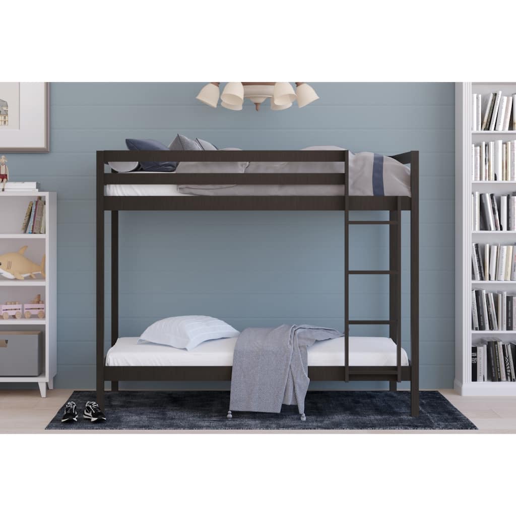 Castine Twin Over Twin Solid Wood Standard Bunk Bed