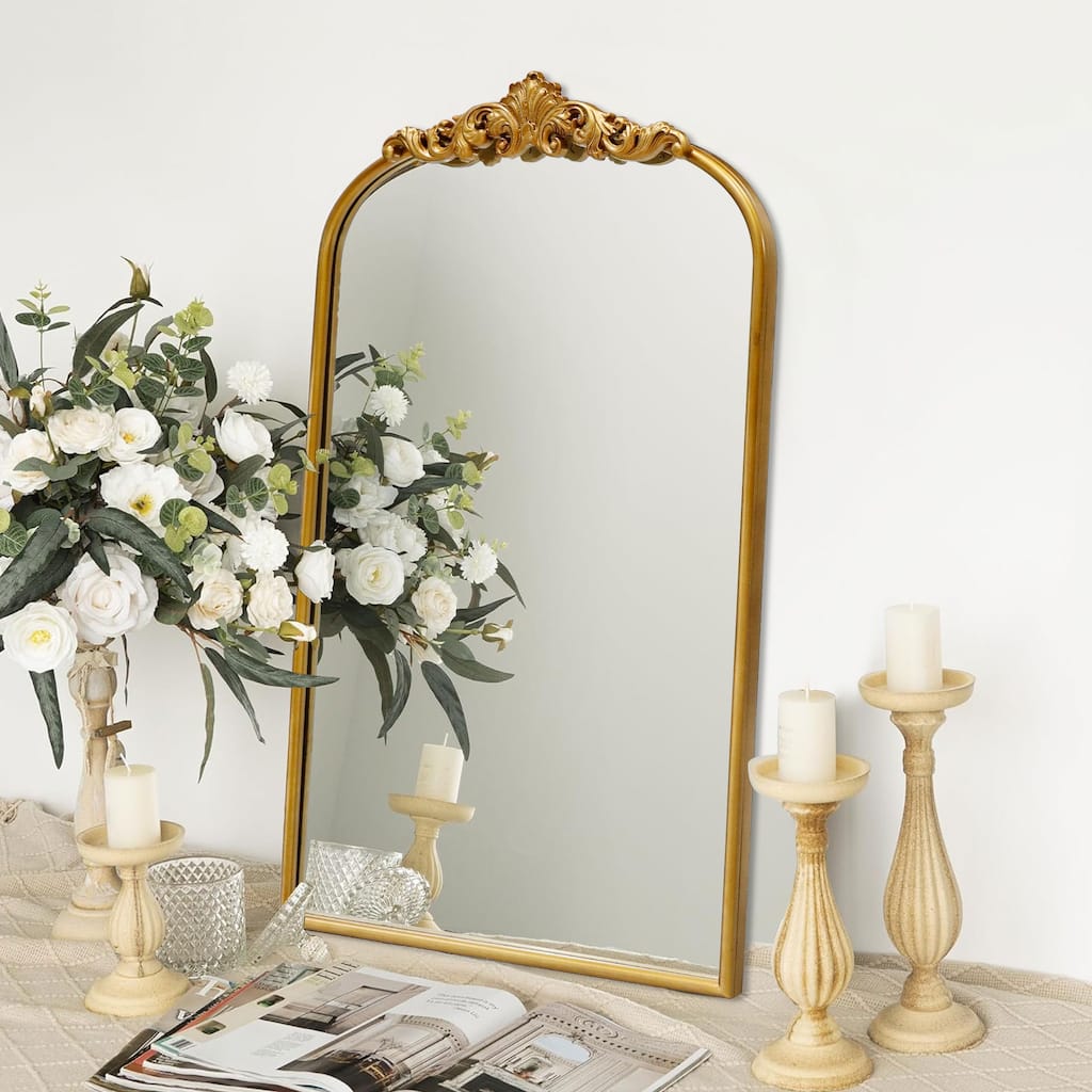 Baroque Arch Mirror Vintage Wall Mirror