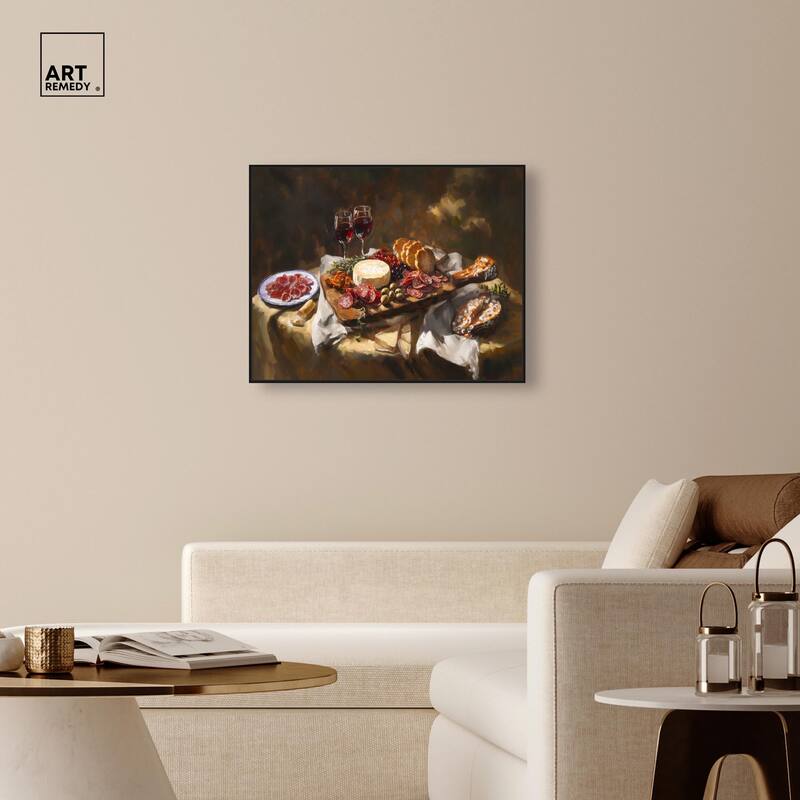 Art of Charcuterie Canvas by Art Remedy