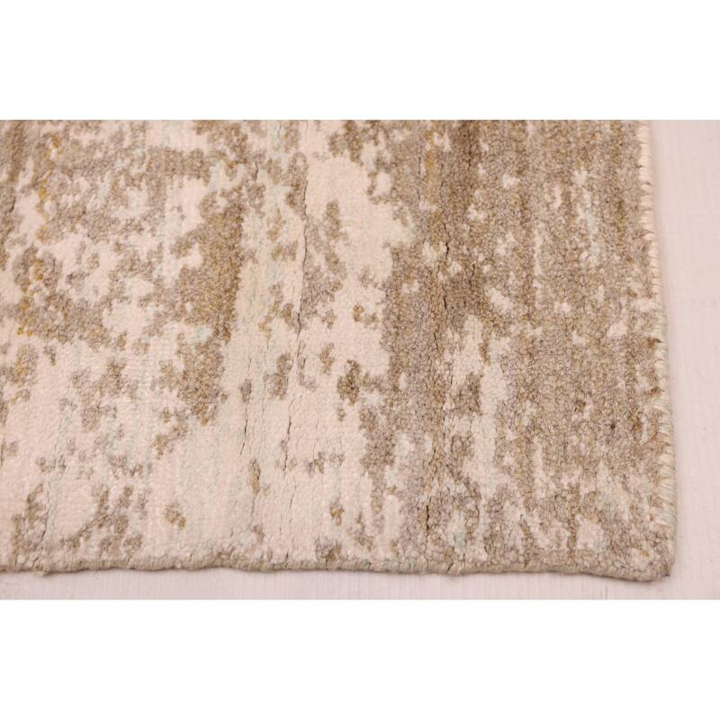 ECARPETGALLERY Hand Loomed Elysian Taupe Rug - 7'11 x 9'11