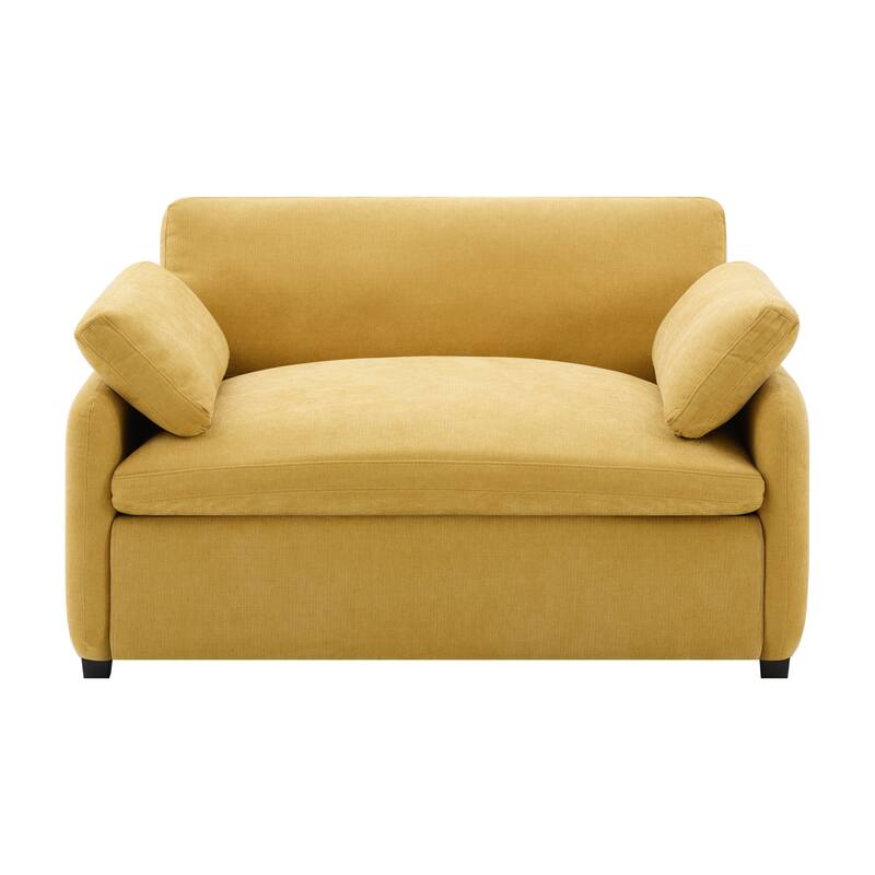 50x43" Oversized Chenille Sofa Couch Lounge with Pillows for Living Room