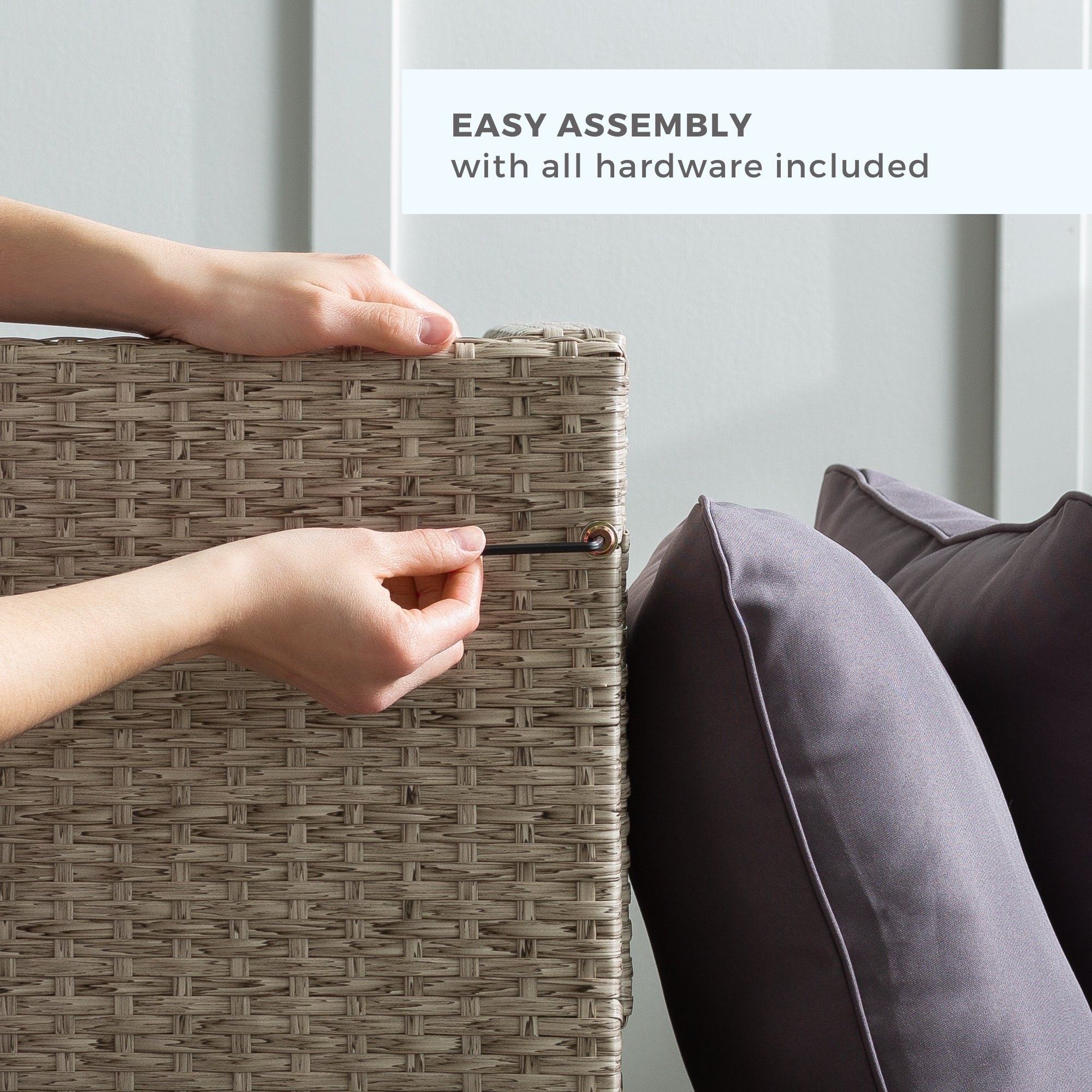 Brookside Chloe Rattan Outdoor Patio Furniture