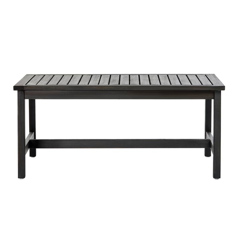 Christopher Knight Home - Nancy 2-Piece Outdoor Acacia Wood Loveseat and Coffee Table Seating Set