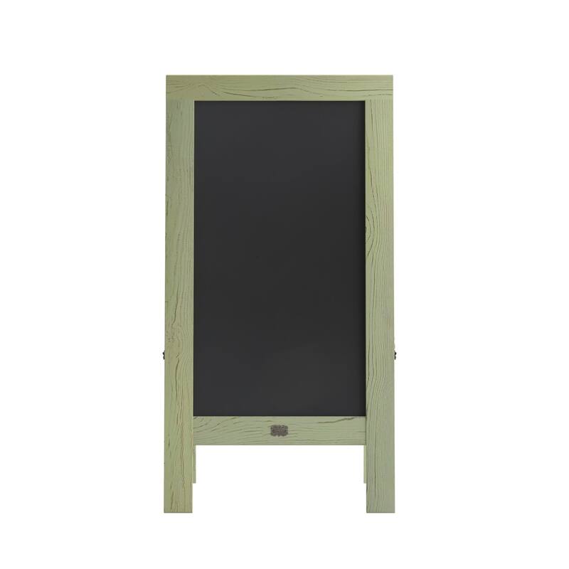 Wood A-Frame Magnetic Chalkboard Set-Markers, Stencils, and Magnets