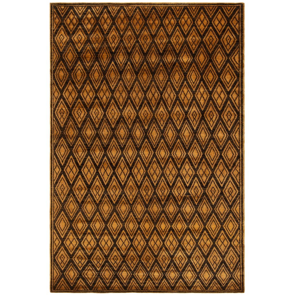SAFAVIEH Couture Hand-knotted Elmas Wool/ Silk Rug
