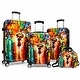preview thumbnail 1 of 8, Paris Nights 4-Piece Lightweight Upright Spinner Luggage Set Paris Nights