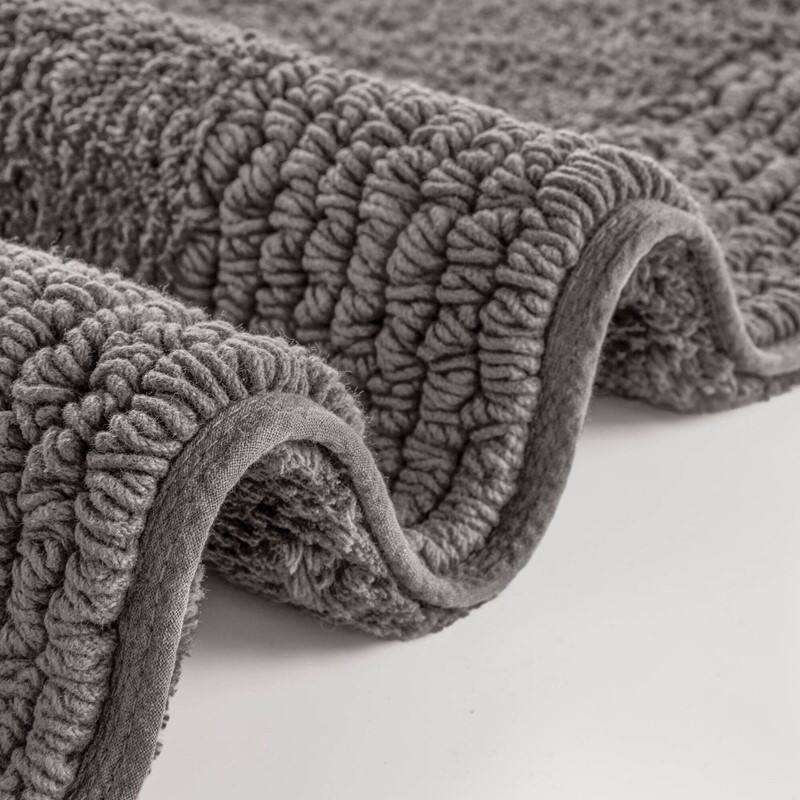 24 x 72" Cotton Tufted 3000 GSM Reversible Bath Rug
