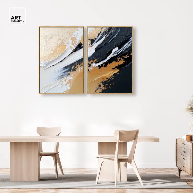 Forces III Canvas Set of 2 by Art Remedy