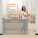 preview thumbnail 15 of 34, REYDELUZ Retractable Baby Gates Extra Wide, for Large Openings Stairs Doorways Hallway Indoor Outdoor