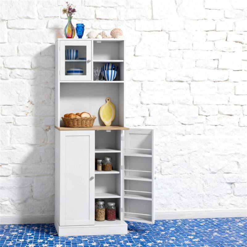 Microwave Cabinet,Tall Kitchen Pantry Cabinet,Kitchen Hutch