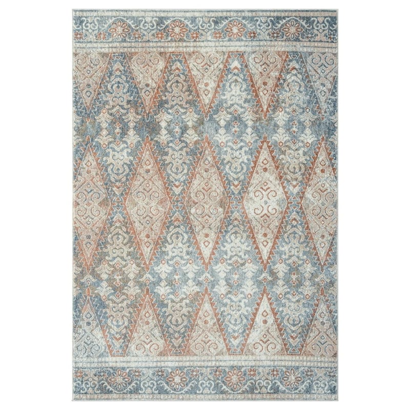 Luxe Weavers Oriental Geometric Area Rug for Bedrooms - 8' x 10'