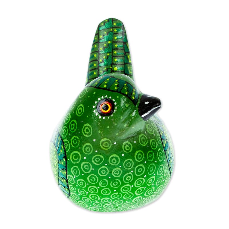 Novica Handmade Mockingbird Of Luck Wood Alebrije Figurine
