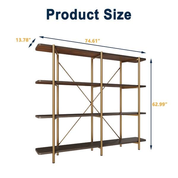 Partitioned Vertical Storage Rack 4-Tier Solid Wood Partitioned Stainless Steel Metal Storage Rack - Bed ...