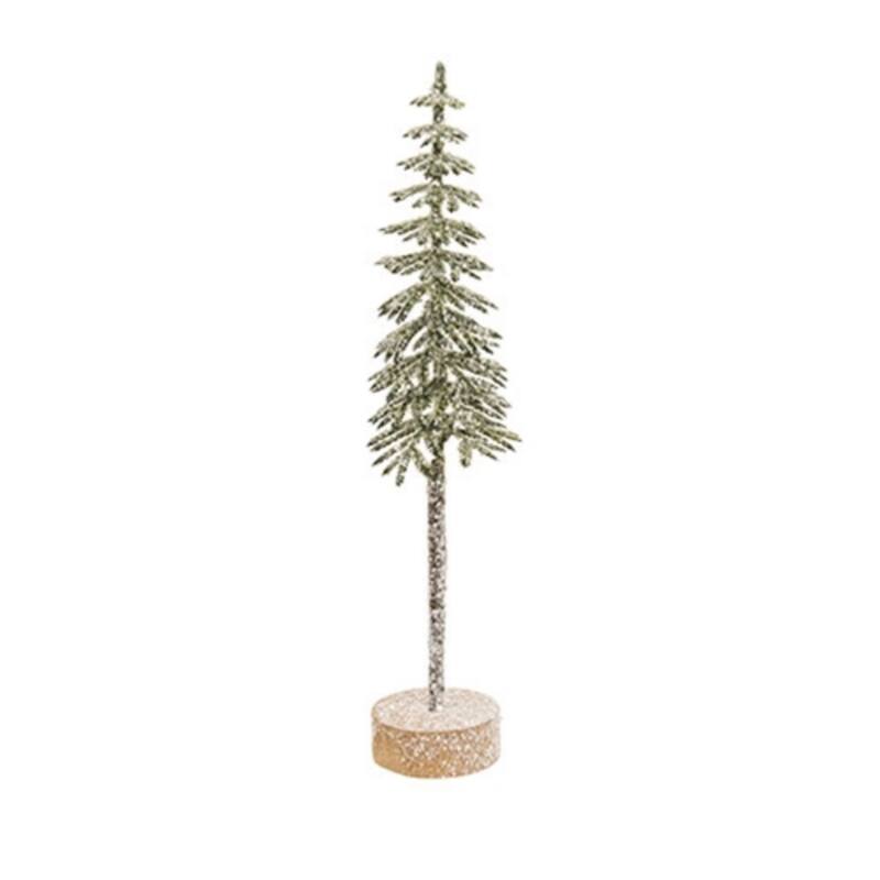 Gleaming Shortleaf Pine Tabletop Tree Winter Decor