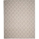 preview thumbnail 24 of 43, SAFAVIEH Handmade Natura Qiong Wool/ Viscose Trellis Rug 10' x 14' - Silver/Ivory - Rectangle