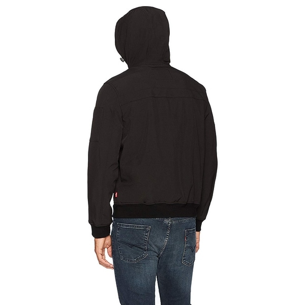 levi's hooded bomber jacket