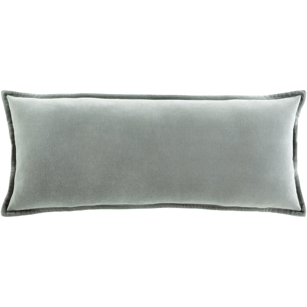 Grey rectangle top throw pillow