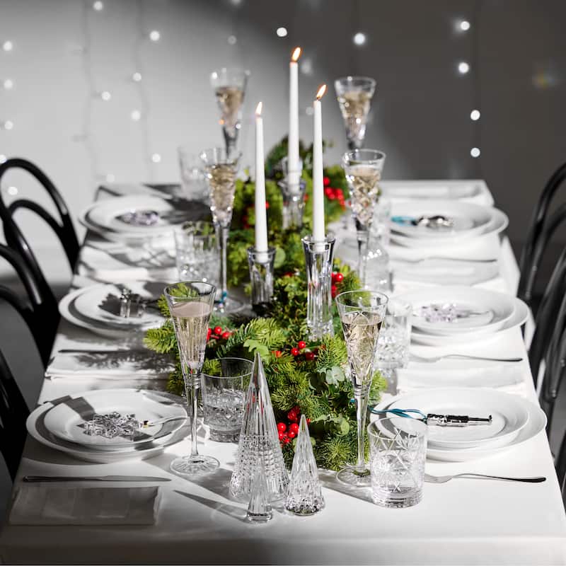 Waterford Winter Wonders Flutes, Snowflakes, Set of 2