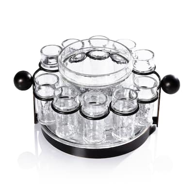 Agave 10-Piece Tequila Shot Set with Ice Bucket