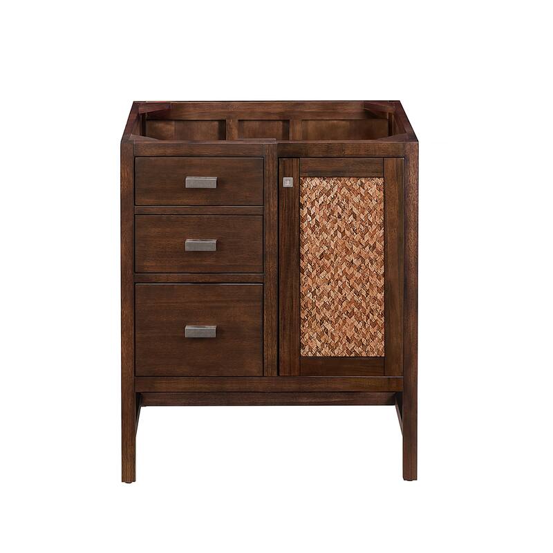 James Martin Vanities Addison 30" Single Vanity, Mid Century Acacia
