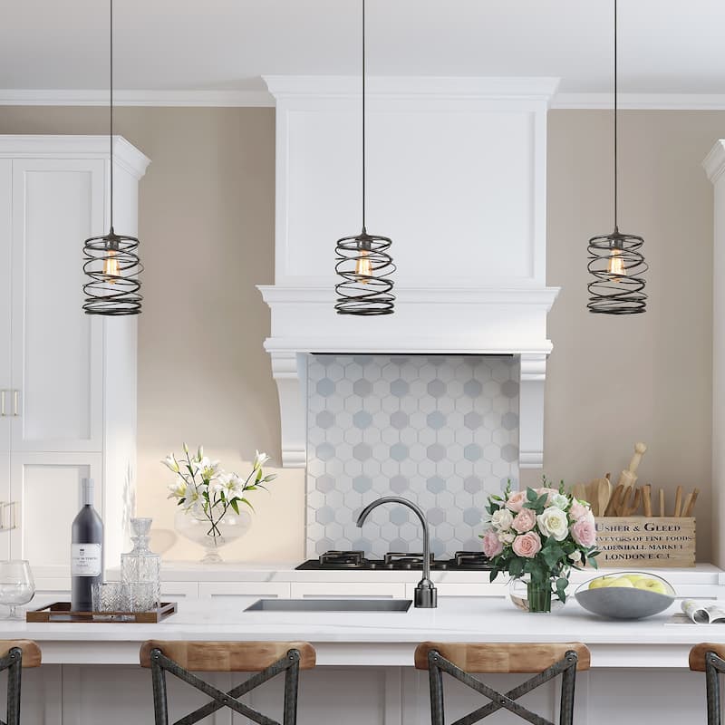 The Gray Barn Farmhouse 1-Light Pendant Light for the Kitchen Island Dining Room