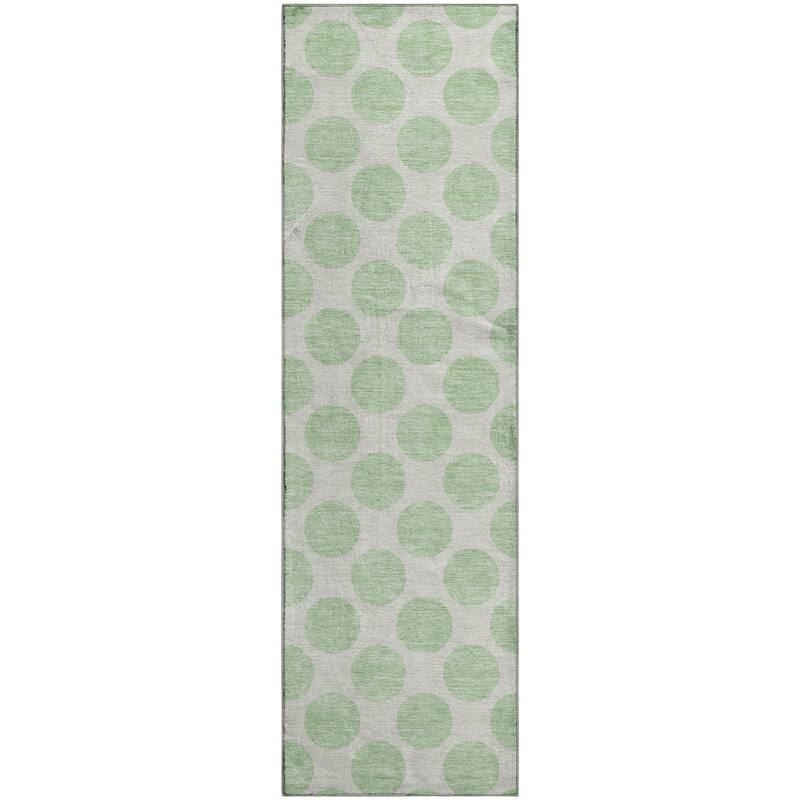 Premium Washable Super Soft Geo Dots Mayfield Rug