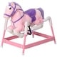 preview thumbnail 17 of 15, Interactive Rocking Horse for Kids with Neighing Sounds, Handles, and Stable Steel Frame for Toddlers