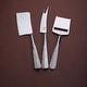 preview thumbnail 2 of 3, INOX Ridge Cheese Knives 3 Pc. Set