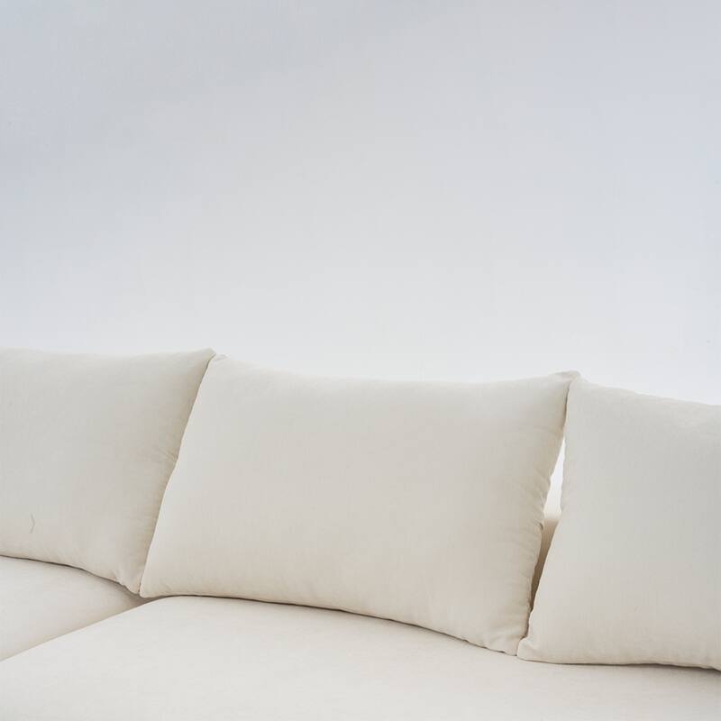extra large deep modular sofa, cloud sofa 4-person sofa