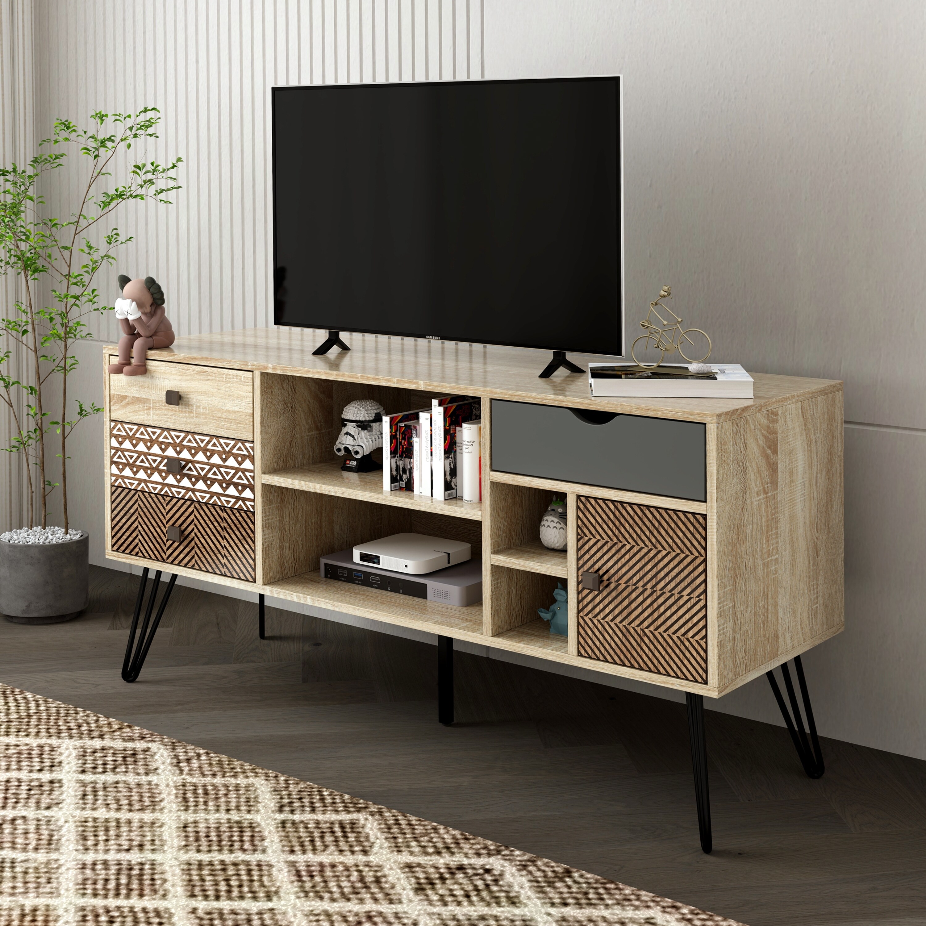 Bohemian shop entertainment center