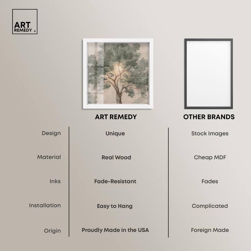 Emanating Branches II Shadowbox by Art Remedy