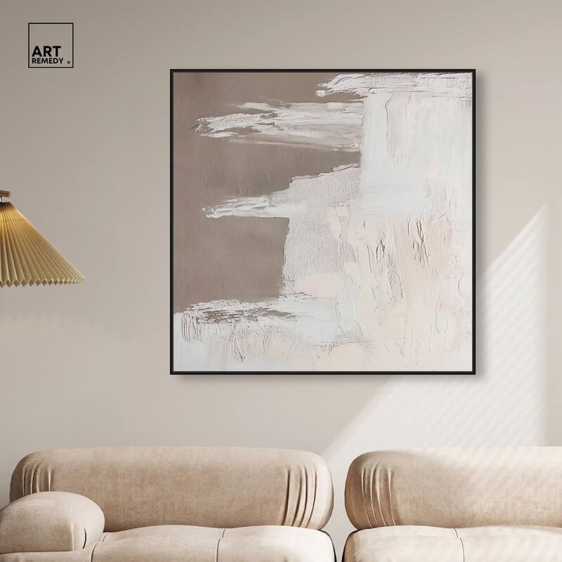 Art of Greige II Canvas by Art Remedy