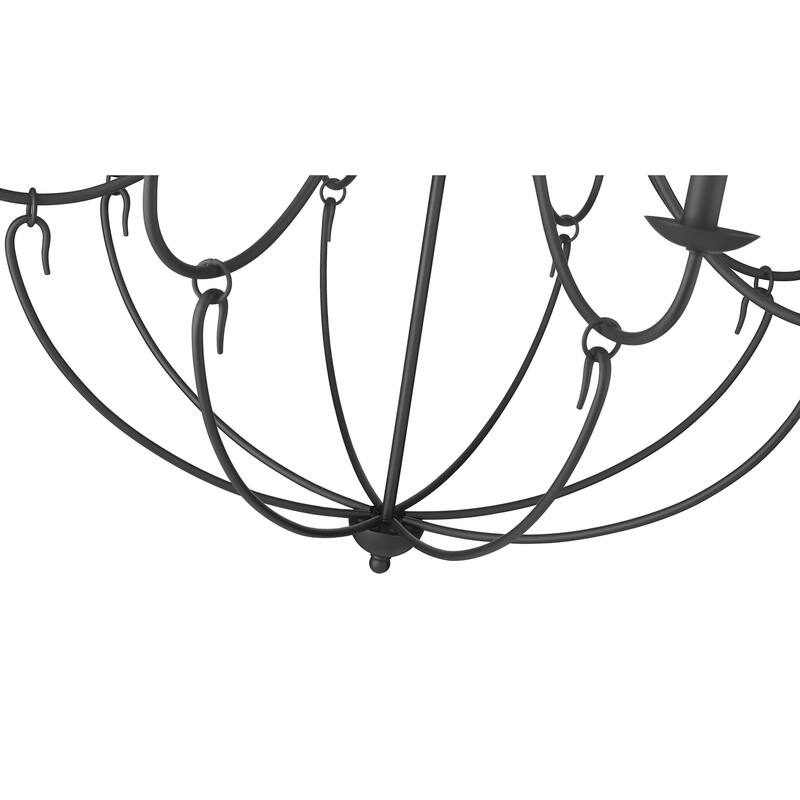Millennium Lighting 12108 Eisley 8 Light 36" Wide Chandelier