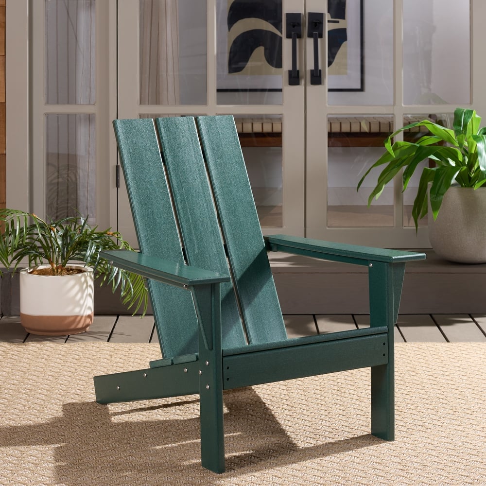 SAFAVIEH Outdoor Living All Weather Adirondack Chair - 29"W x 32"D x 33"H