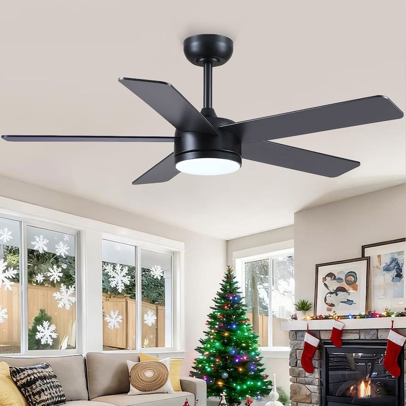 46" and 52" Indoor and Outdoor Ceiling Fan with Light Quiet Modern Ceiling Fan Remote and APP Conrol
