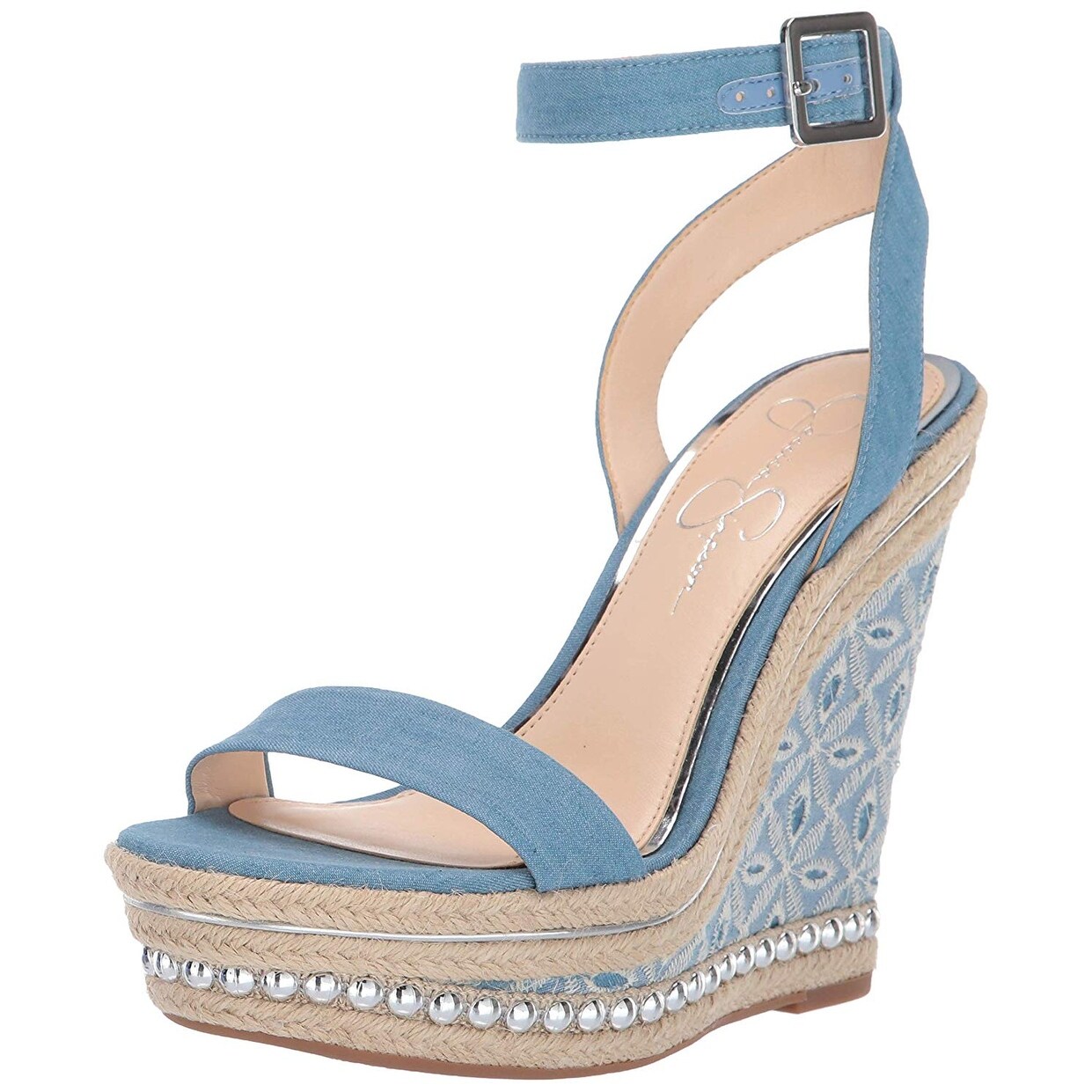 Jessica Simpson Alinda Embellished Wedge Sandal 2024 www