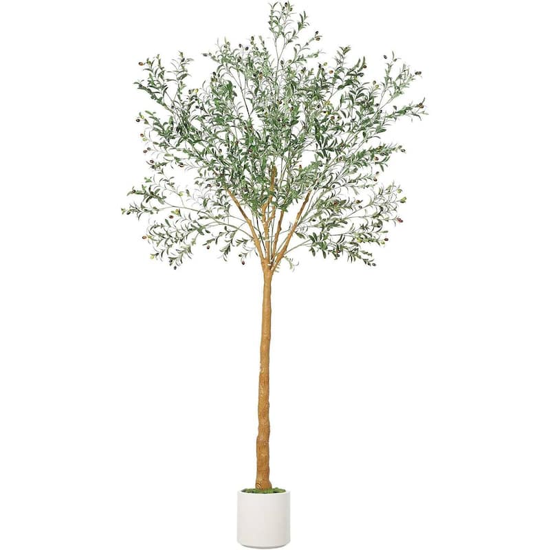Tall Faux Artificial Olive Tree for Home Office Decor - 10 FT