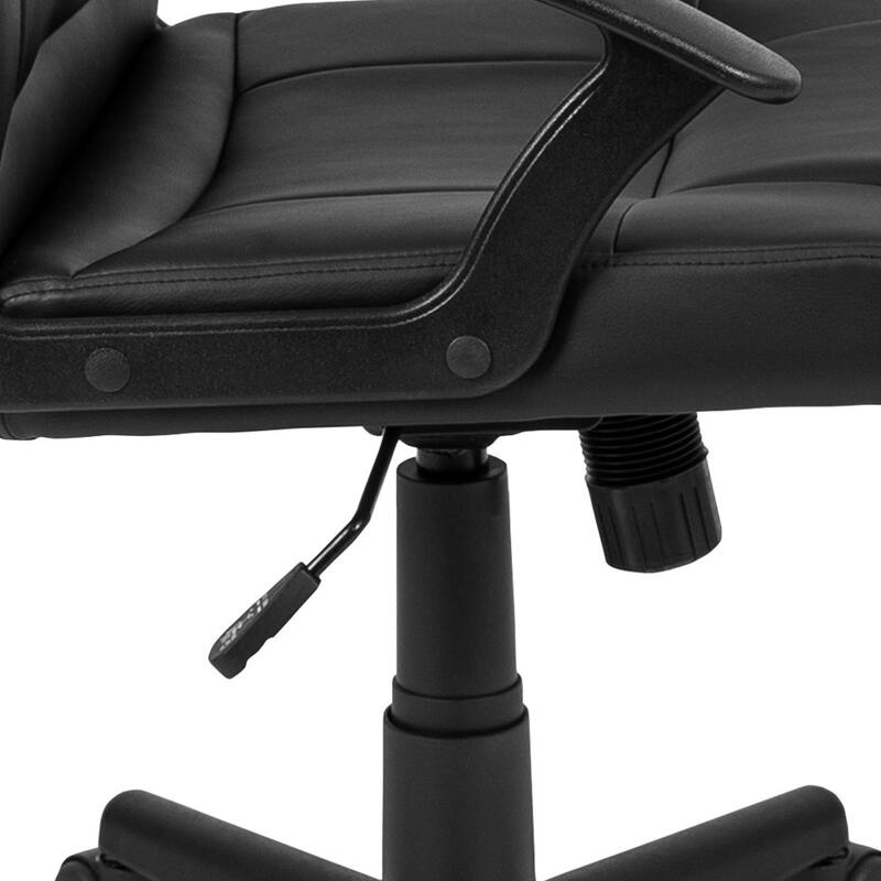 Mid-Back Padded Task Office Chair with Arms