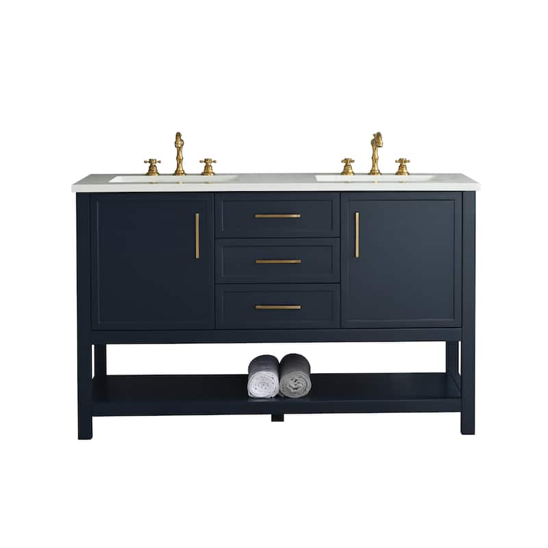 Sudio Design Arlo 54" Double Bathroom Vanity - 54" Double Sink