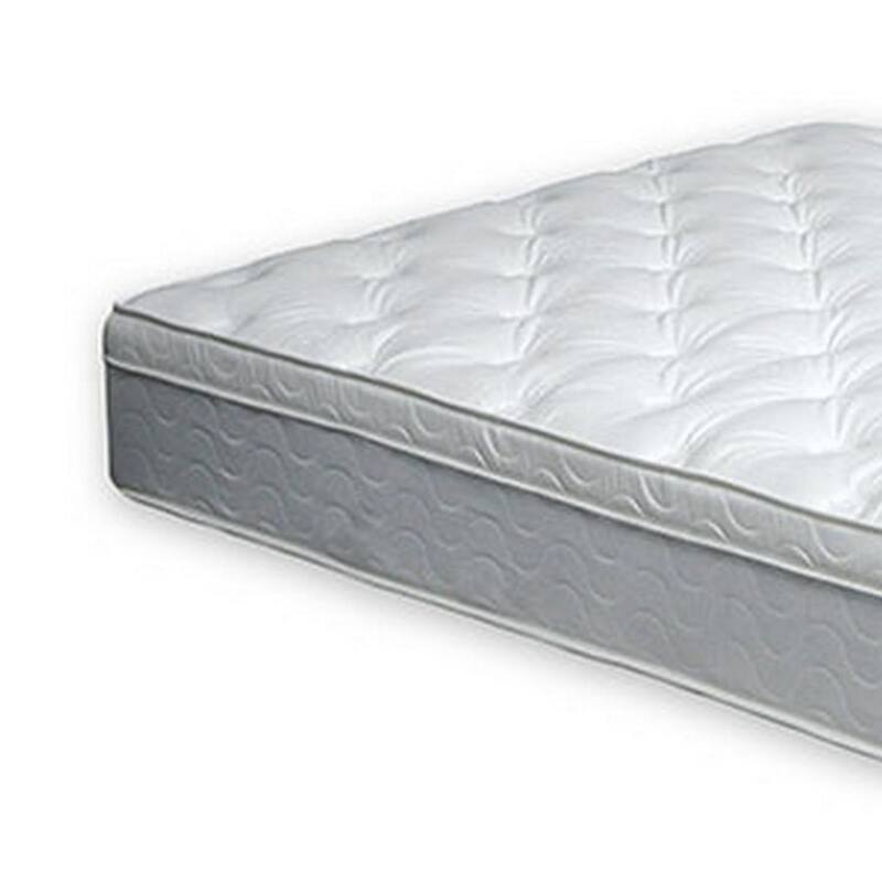 Fima 11 Inch Queen Pillow Top Mattress, Medium Firmness Hi Density Foam