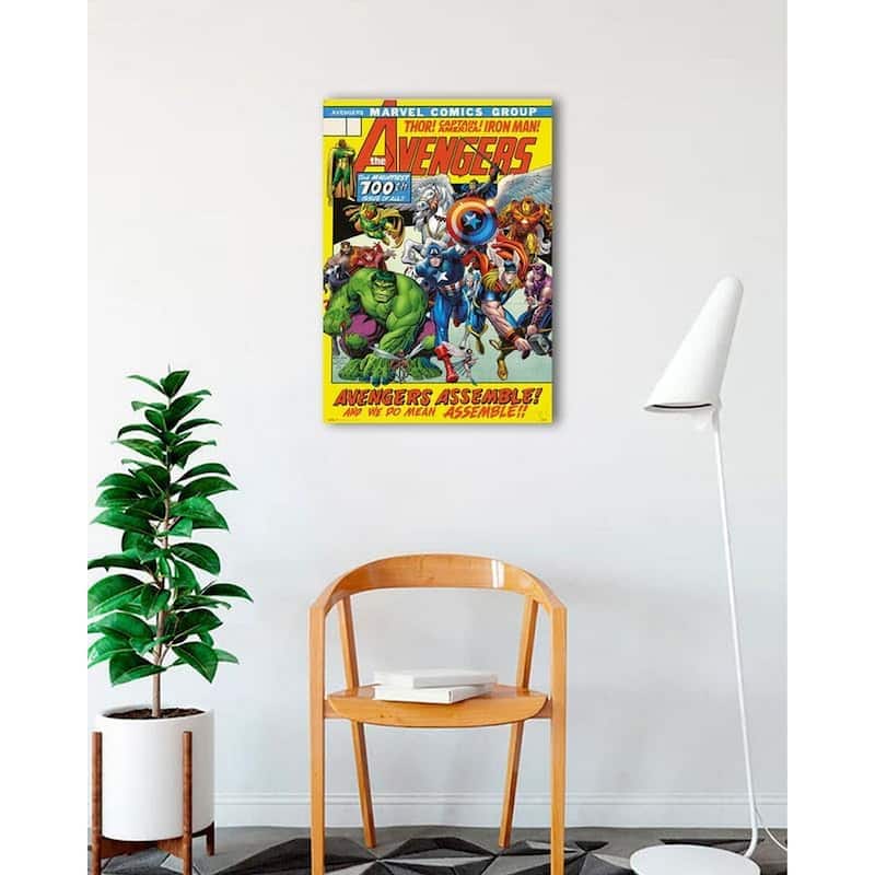 Avengers 100th Comic Cover Art Poster - 24 x 36 Inch