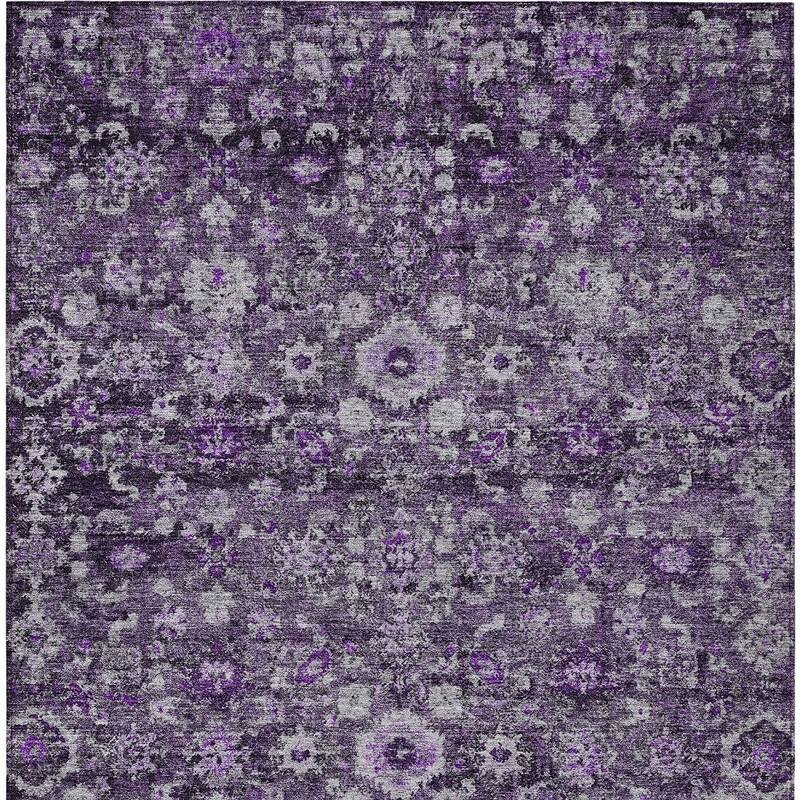 HomeRoots Oriental Traditional Rectangle Outdoor Rug