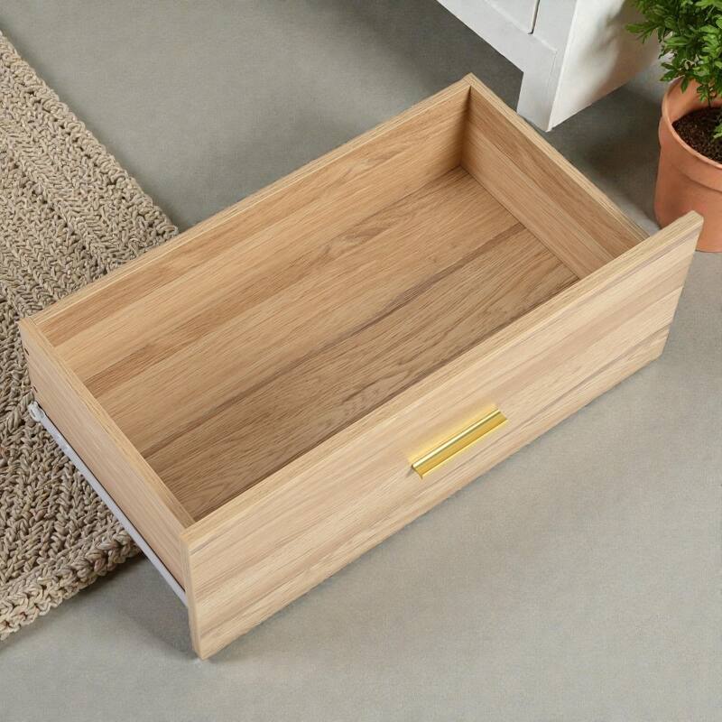 Modern 6 Drawer Dresser for Bedroom, Wide Chest of Drawers with Ample Storage, Sturdy Gloss Finish