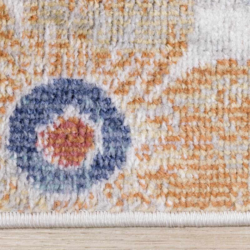 Alpine Rug Co. Multi-Colored Spring Garden Playful Area Rug