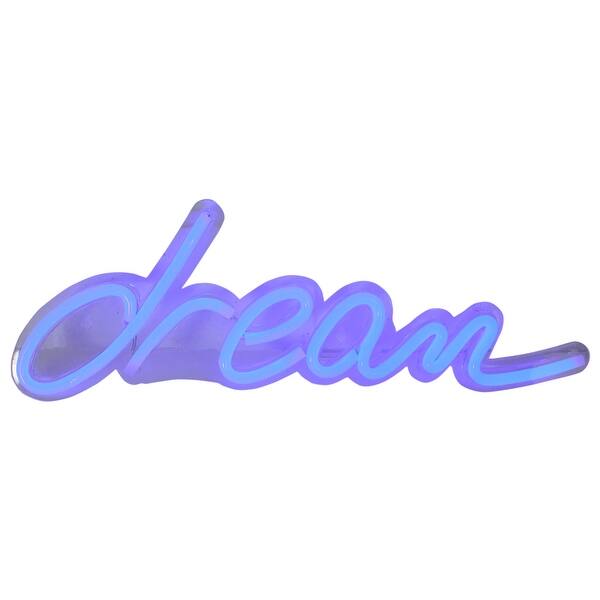 17 Bright Blue Neon Style Dream Led Lighted Wall Sign On Sale Overstock 17 Bright Blue Neon Style Dream Led Lighted Wall Sign On Sale Overstock
